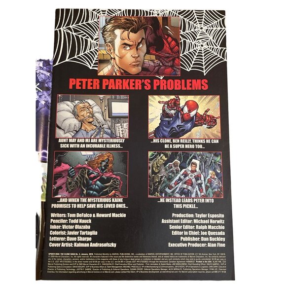 Marvel Spider-Man Clone Saga Deluxe Edition Comic Book 3 of 6 Delfaco Mackie - Picture 2 of 3